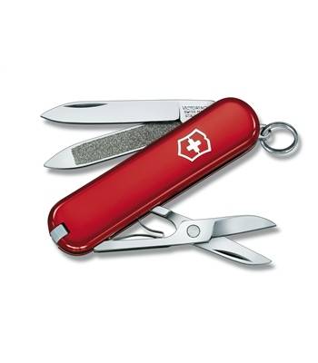Нож-брелок Victorinox 0.6203 Classic, 58мм, красный